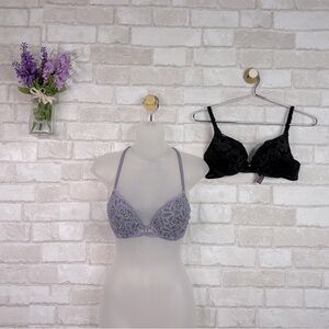 TWO Victoria’s Secret Push Up Bras 34B